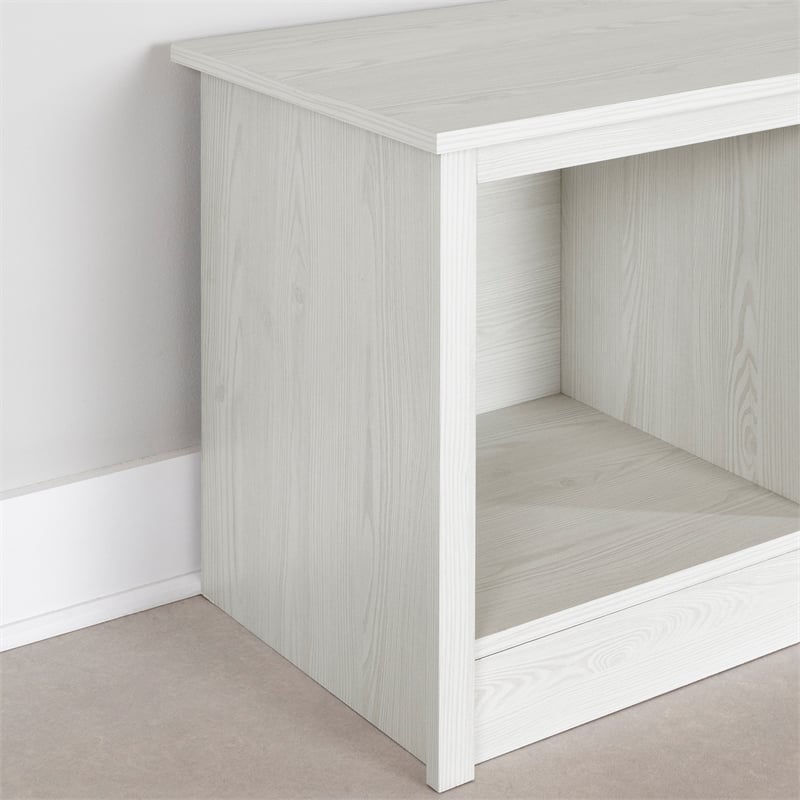 South Shore Fernley Bench with storage  White Pine