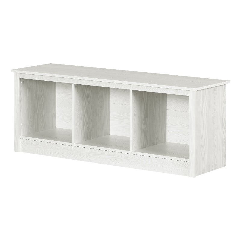 South Shore Fernley Bench with storage  White Pine