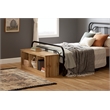 South Shore Fernley Bench with storage  Nordik Oak