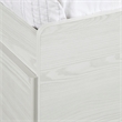 South Shore Hazen Mates Bed with 3 Drawers Twin White Pine