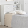 South Shore Hazen Bookcase Headboard Twin White Pine