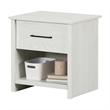 South Shore Fernley 1-Drawer Nightstand  White Pine