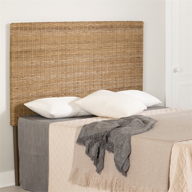 South Shore Prairie Rattan Headboard Full Rattan