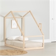 South Shore Sweedi House Bed with Chimney Toddler Natural