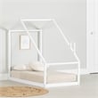 South Shore Sweedi House Bed with Chimney Toddler White
