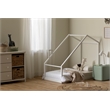 South Shore Sweedi House Bed with Chimney Toddler White