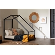 South Shore Sweedi House Bed with Chimney Toddler Black