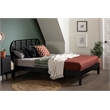 South Shore Hoya Rattan Wall-Mounted Headboard Retro Full/Queen Black