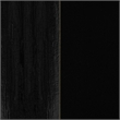 South Shore Hoya Wooden Bed and Rattan Wall-Mounted Headboard Set Queen Black