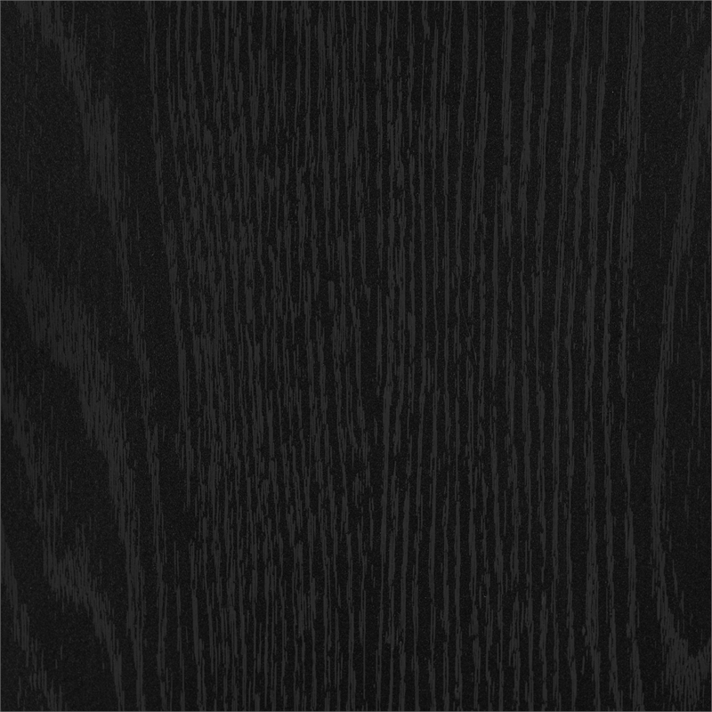 South Shore Primo Platform Bed and Headboard Set Full/Queen Black Oak