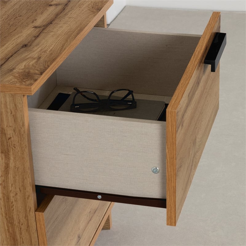 South Shore Cavalleri Nightstand with 2 drawers  Nordik Oak