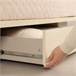 South Shore Fusion Platform Bed with Drawer Full/Queen Bleached Oak