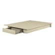 South Shore Fusion Platform Bed with Drawer Full/Queen Bleached Oak