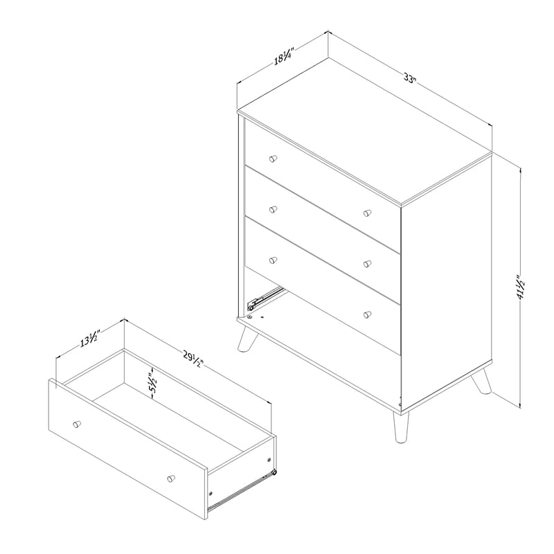 South shore yodi dresser sales