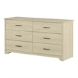 South Shore Fusion 6-Drawer Dresser  Bleached Oak