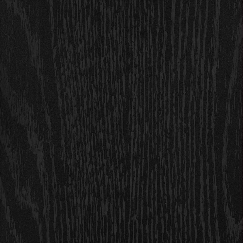 South Shore Liora 3 Piece Wall Bookcase Set in Black Oak