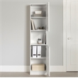 South Shore Olea 2-Door Narrow Bookcase Pure White