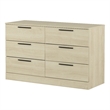 South Shore Step One Essential 6-Drawer Dresser  Bleached Oak
