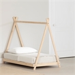 South Shore Sweedi Solid Wood Toddler Bed Toddler Natural Wood