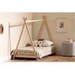 South Shore Sweedi Solid Wood Toddler Bed Toddler Natural Wood