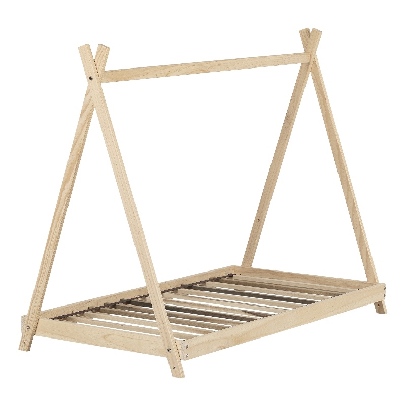 South Shore Sweedi Solid Wood Toddler Bed Toddler Natural Wood
