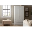 South Shore Acapella Wardrobe Armoire with Doors and Drawers  Pure White