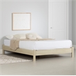 South Shore Step One Essential Platform Bed Queen Bleached Oak
