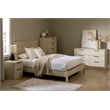 South Shore Step One Essential Platform Bed Queen Bleached Oak