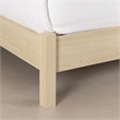 South Shore Step One Essential Platform Bed Queen Bleached Oak