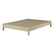 South Shore Step One Essential Platform Bed Queen Bleached Oak