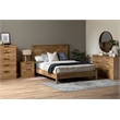 South Shore Step One Essential Platform Bed Queen Nordik Oak