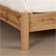 South Shore Step One Essential Platform Bed Queen Nordik Oak