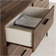 South Shore Musano 6-Drawer Dresser with Metal Legs  Natural Walnut