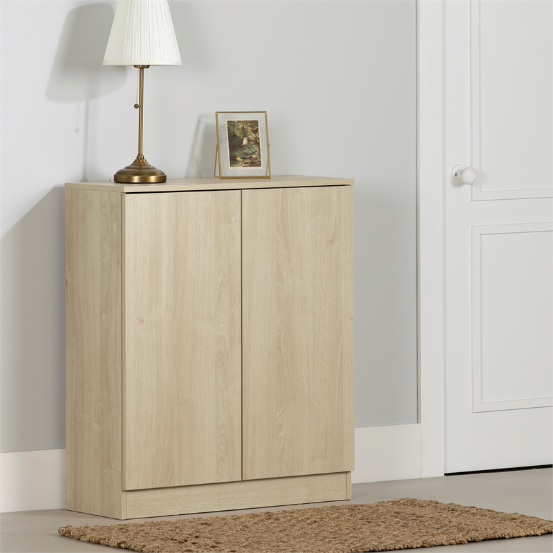South Shore Essence 2-Door Armoire  Bleached Oak