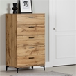 South Shore Musano 5-Drawer Chest with Metal Legs  Nordik Oak