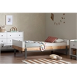 South Shore Bebble Complete Bed Twin Natural and Gray