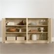 South Shore Arum Set of 2 Sideboards with 2 Doors  Bleached Oak