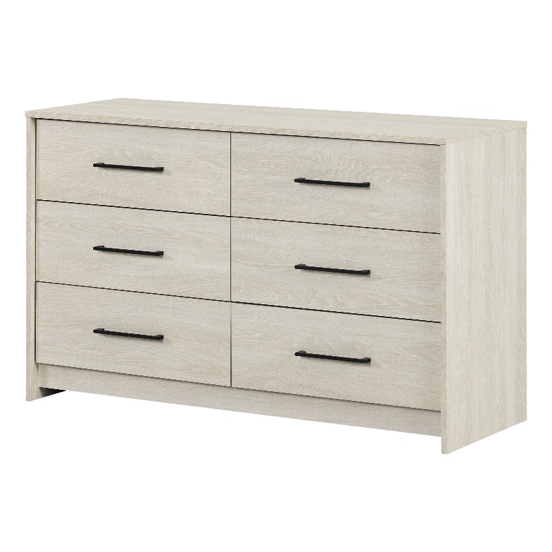South Shore Londen 6-Drawer Dresser  Winter Oak