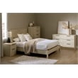 South Shore Step One Essential 2-Drawer Nightstand  Bleached Oak
