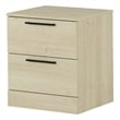 South Shore Step One Essential 2-Drawer Nightstand  Bleached Oak