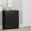 South Shore Arum 2-Door Sideboard  Black Oak
