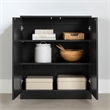 South Shore Arum 2-Door Sideboard  Black Oak