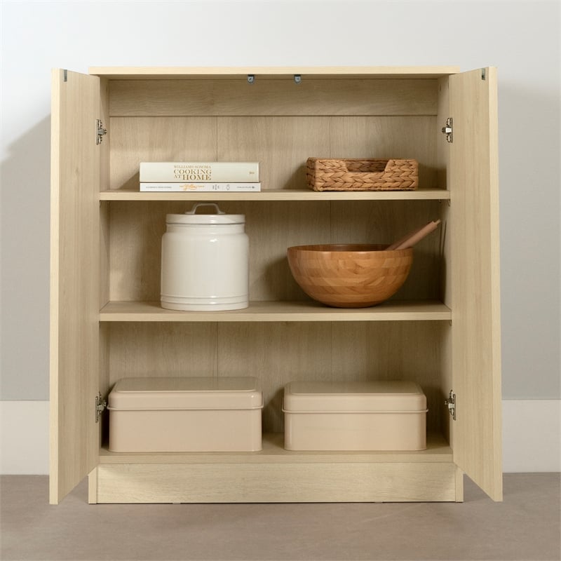 South Shore Arum 2-Door Sideboard  Bleached Oak