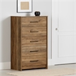South Shore Londen 5-Drawer Chest  Natural Mango