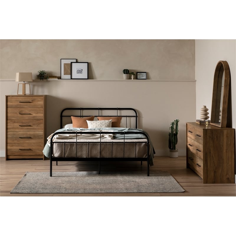 South Shore Londen 5-Drawer Chest  Natural Mango