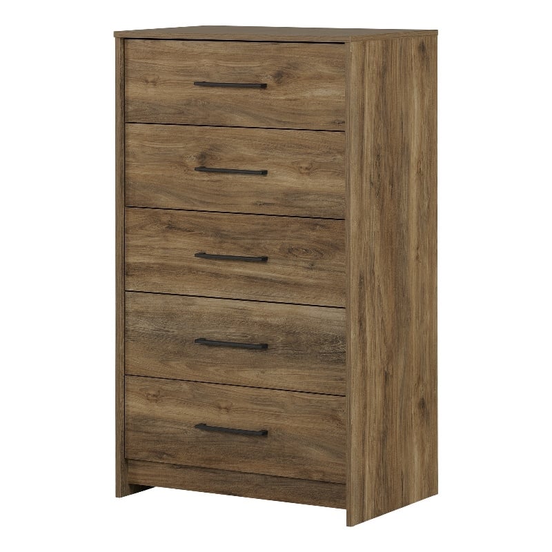 South Shore Londen 5-Drawer Chest  Natural Mango