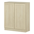 South Shore Essence 2-Door Storage Cabinet  Bleached Oak