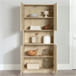 South Shore Arum 4-Door Storage Cabinet with Open Storage Wide Bleached Oak