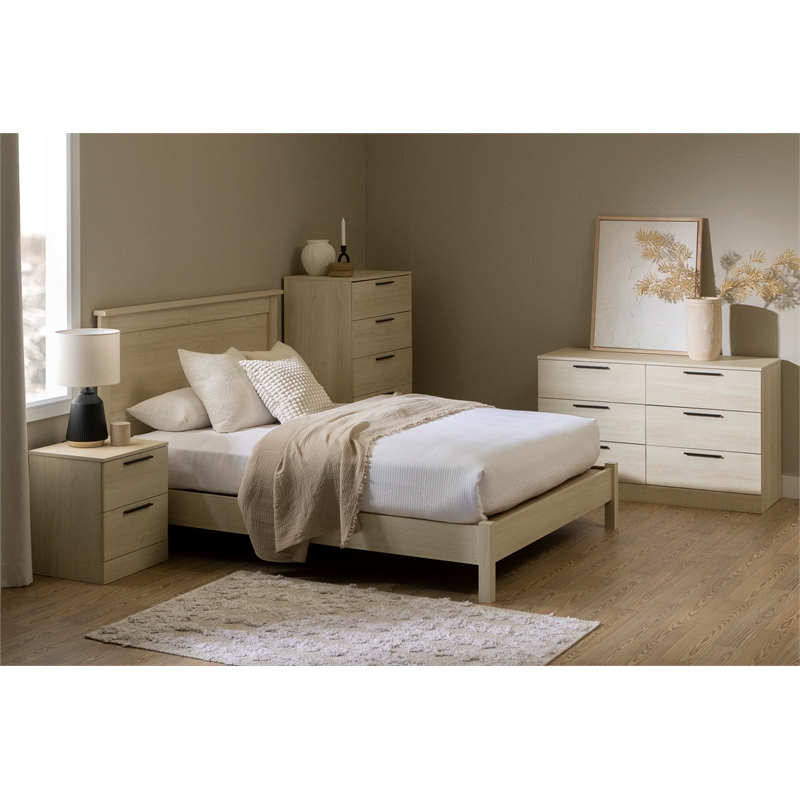 South Shore Step One Essential 5-Drawer Chest  Bleached Oak
