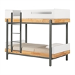 South Shore Bebble Bunk Bed Twin Natural and Gray